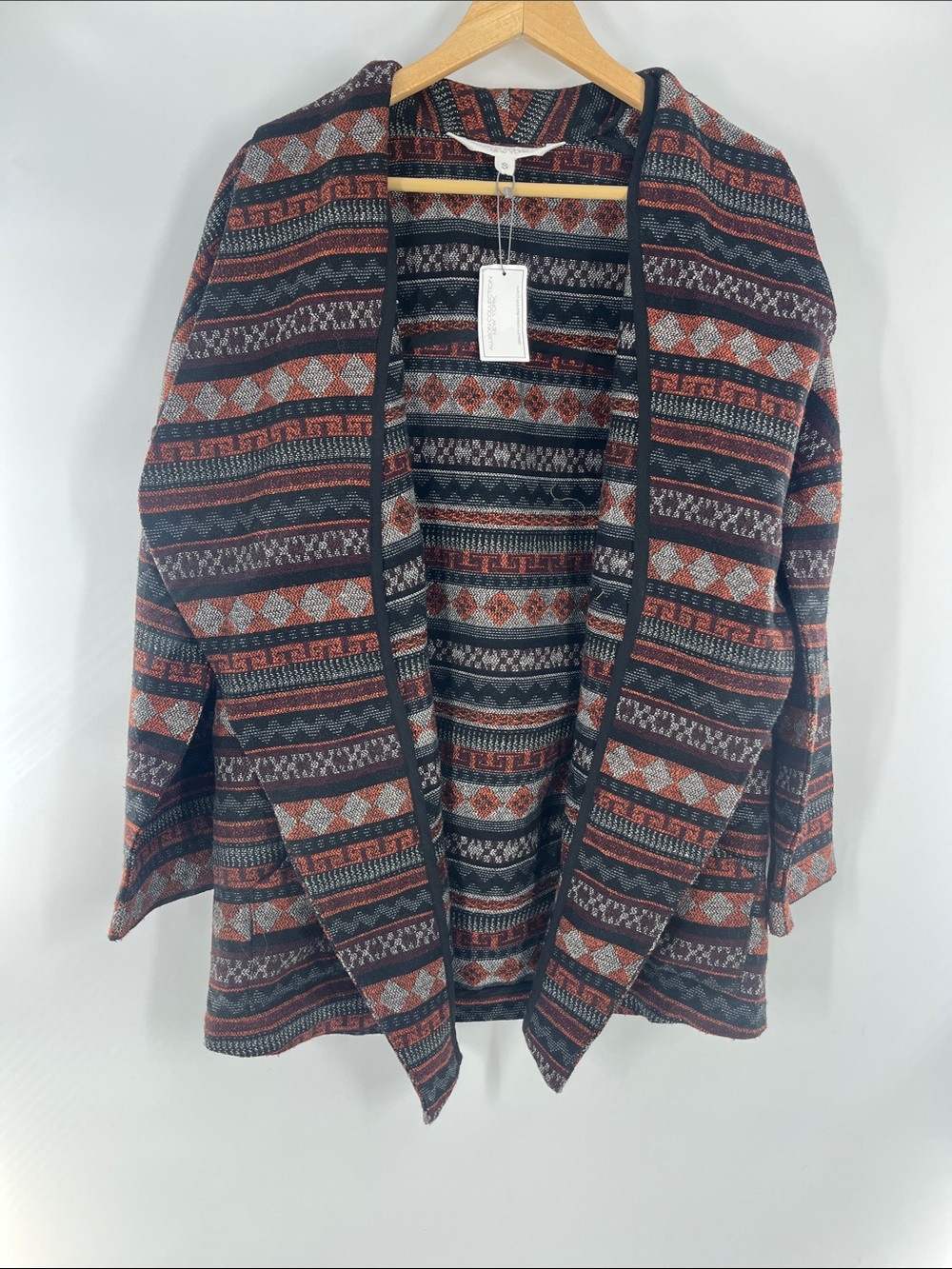 Allison Collection New York Multi Colored Cardigan Size S NWT